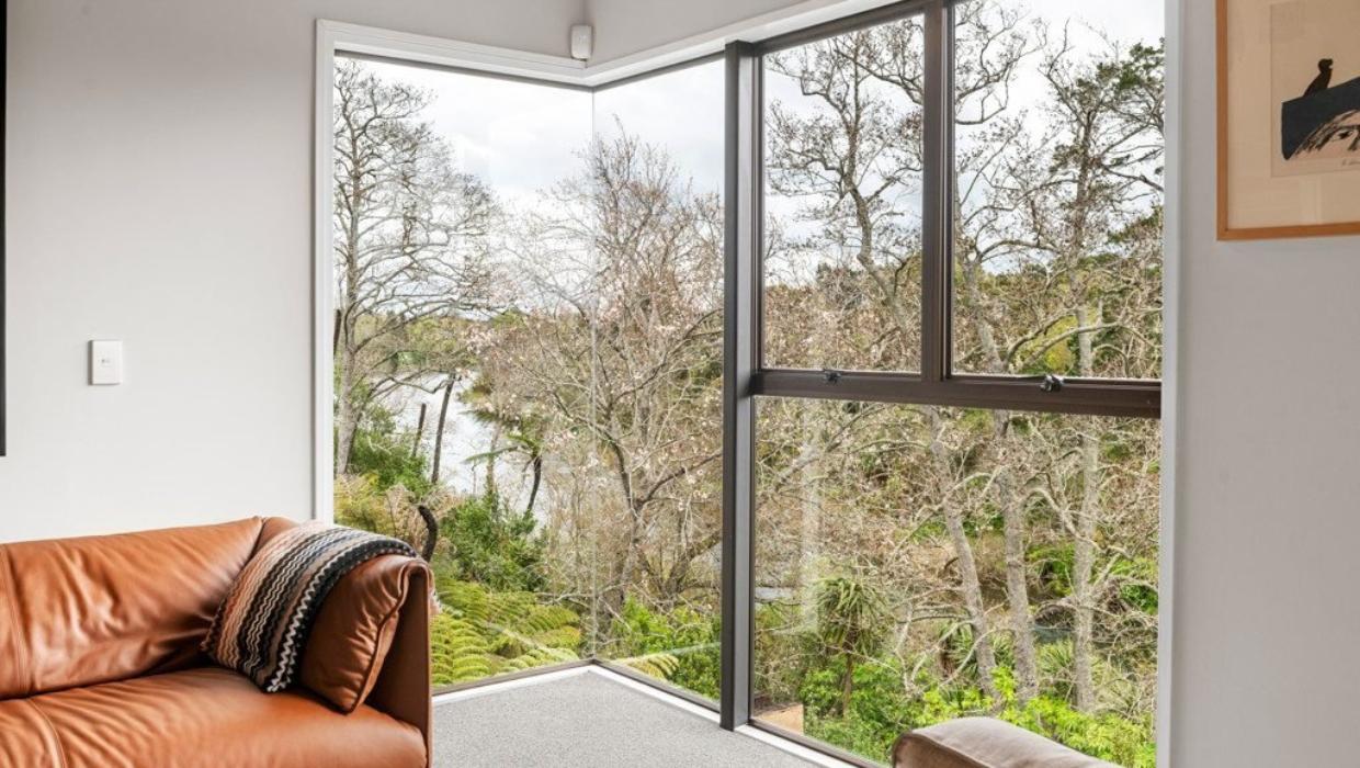 Floor to ceiling glass windows