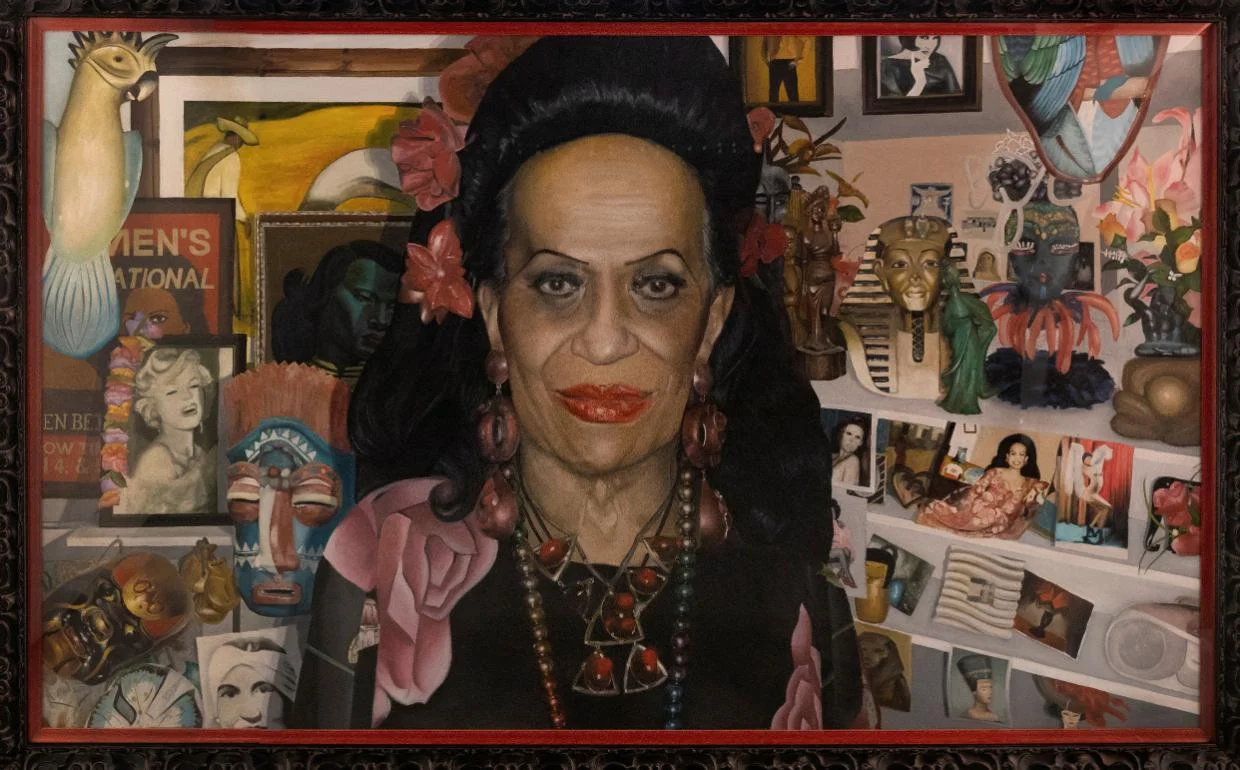 Portrait of Carmen by Sydney-based artist Nicolette Page