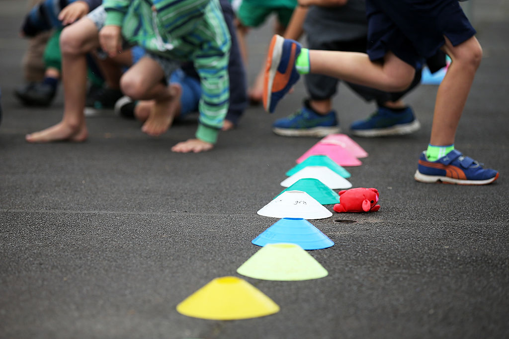 Children in a playground