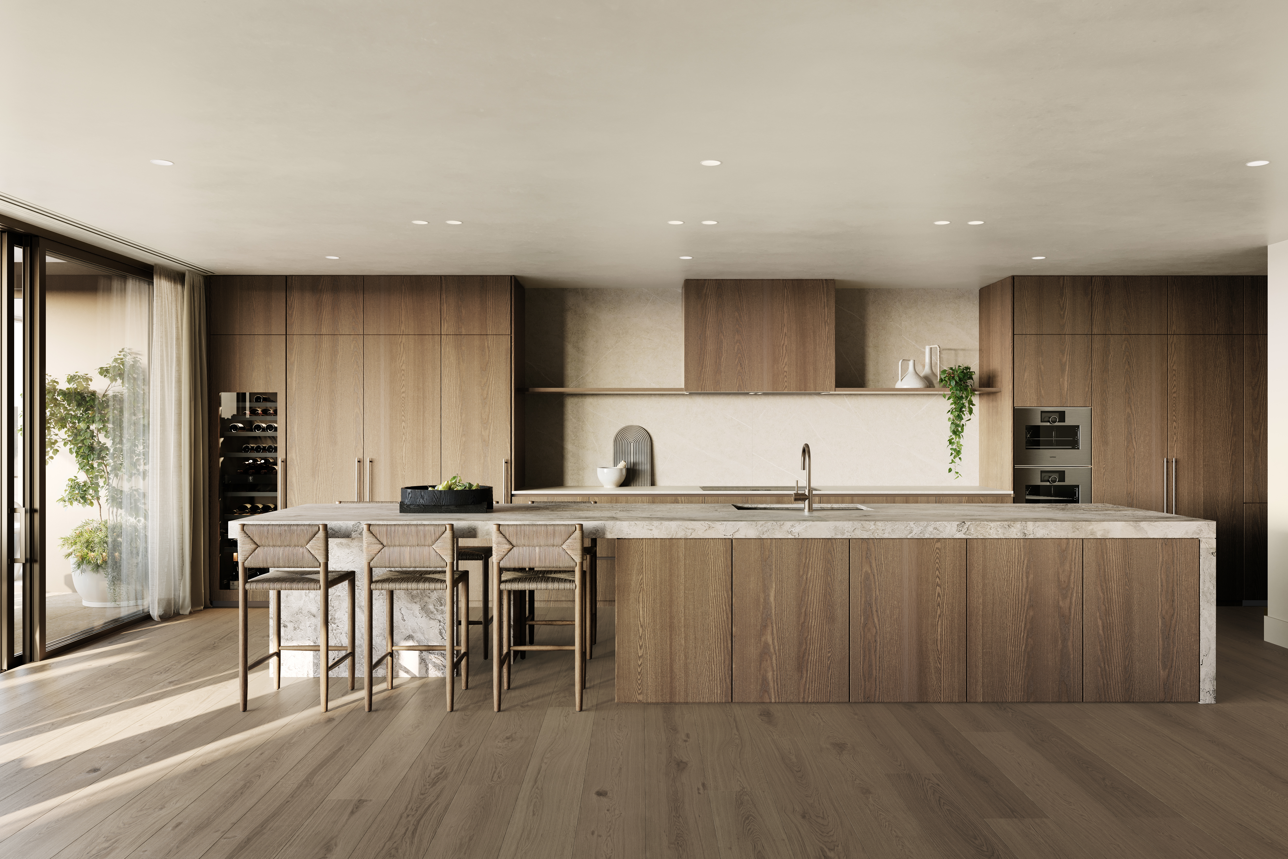 The kitchen