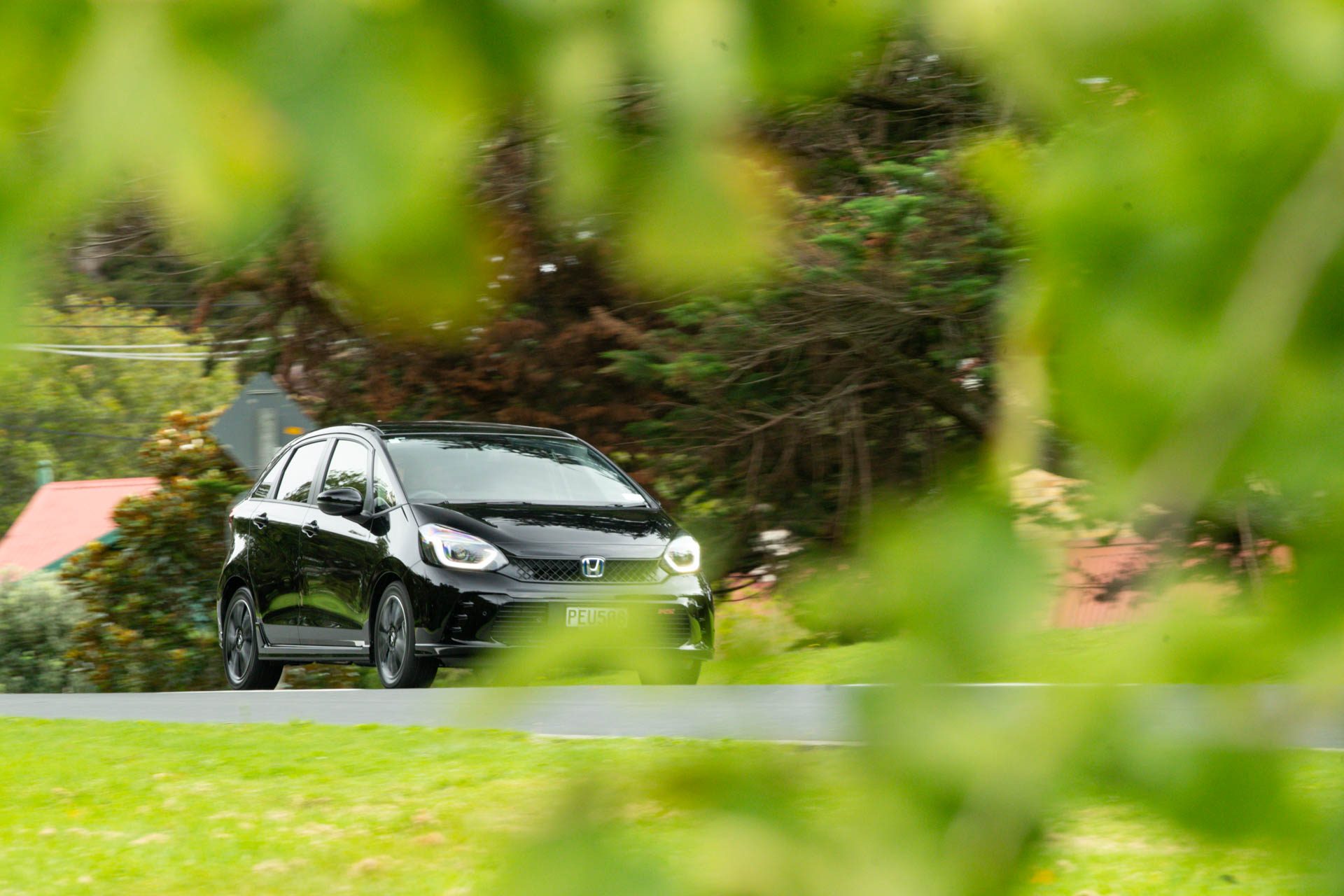 Honda Jazz RS 2023 Action Shot With Trees