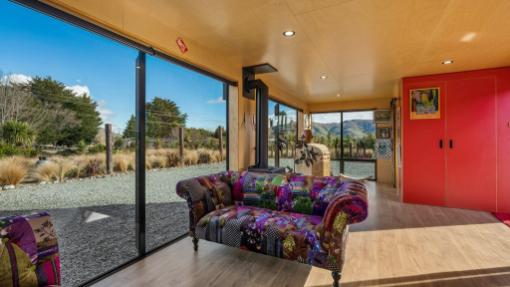 Downstairs is being used a studio space. Photo: COLLIERS/TRADE ME