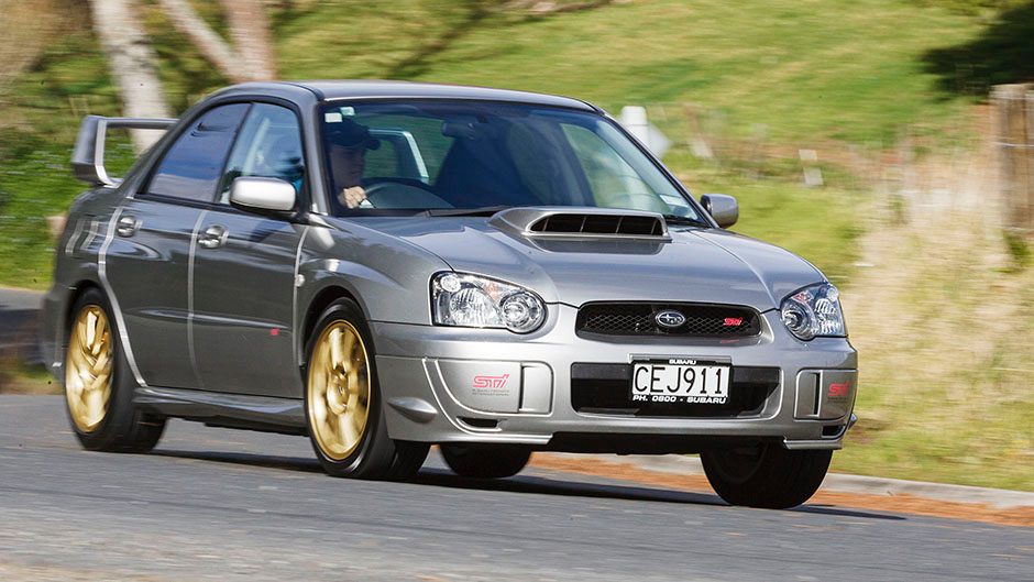 Subaru WRX STi front action