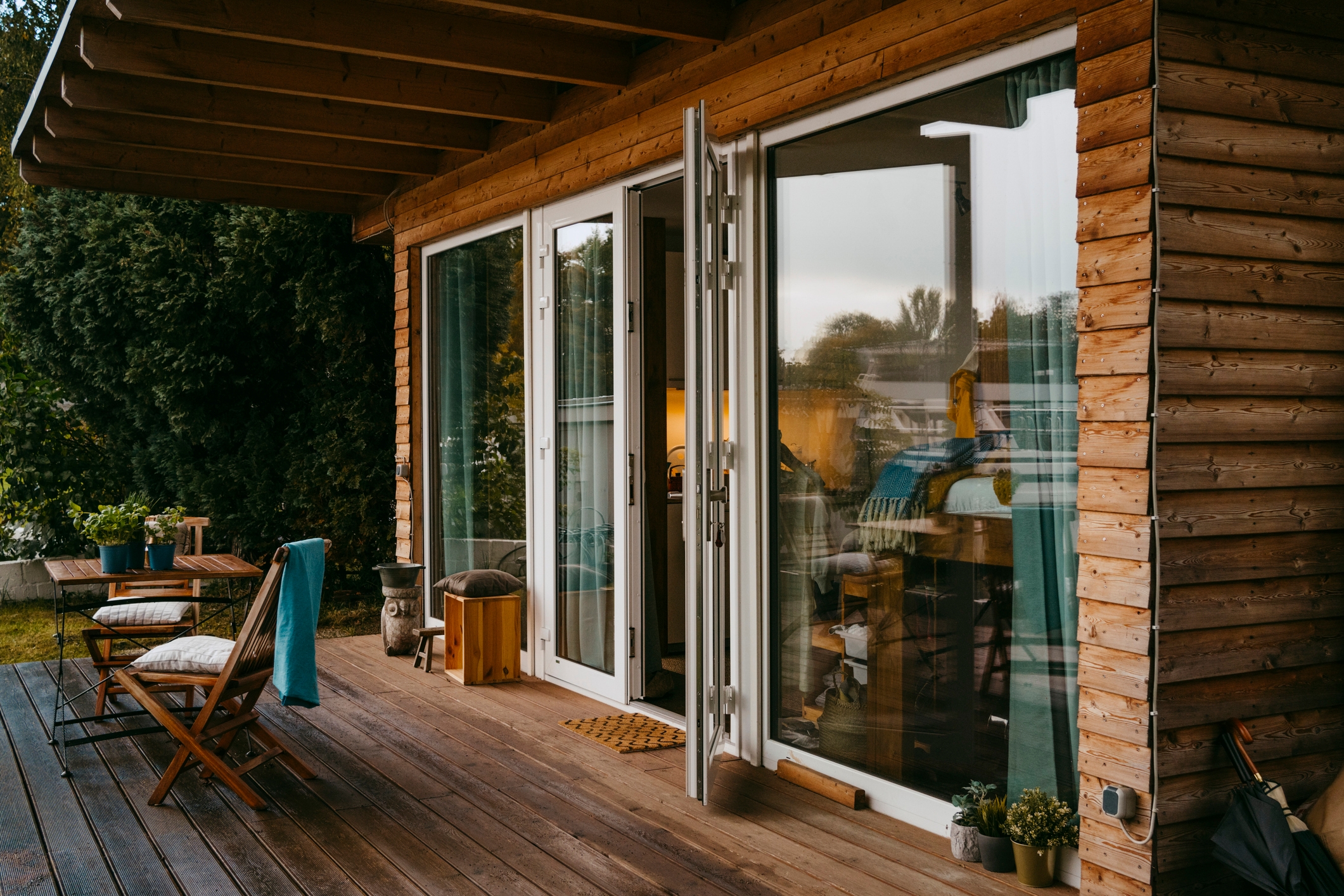 Tiny home deck