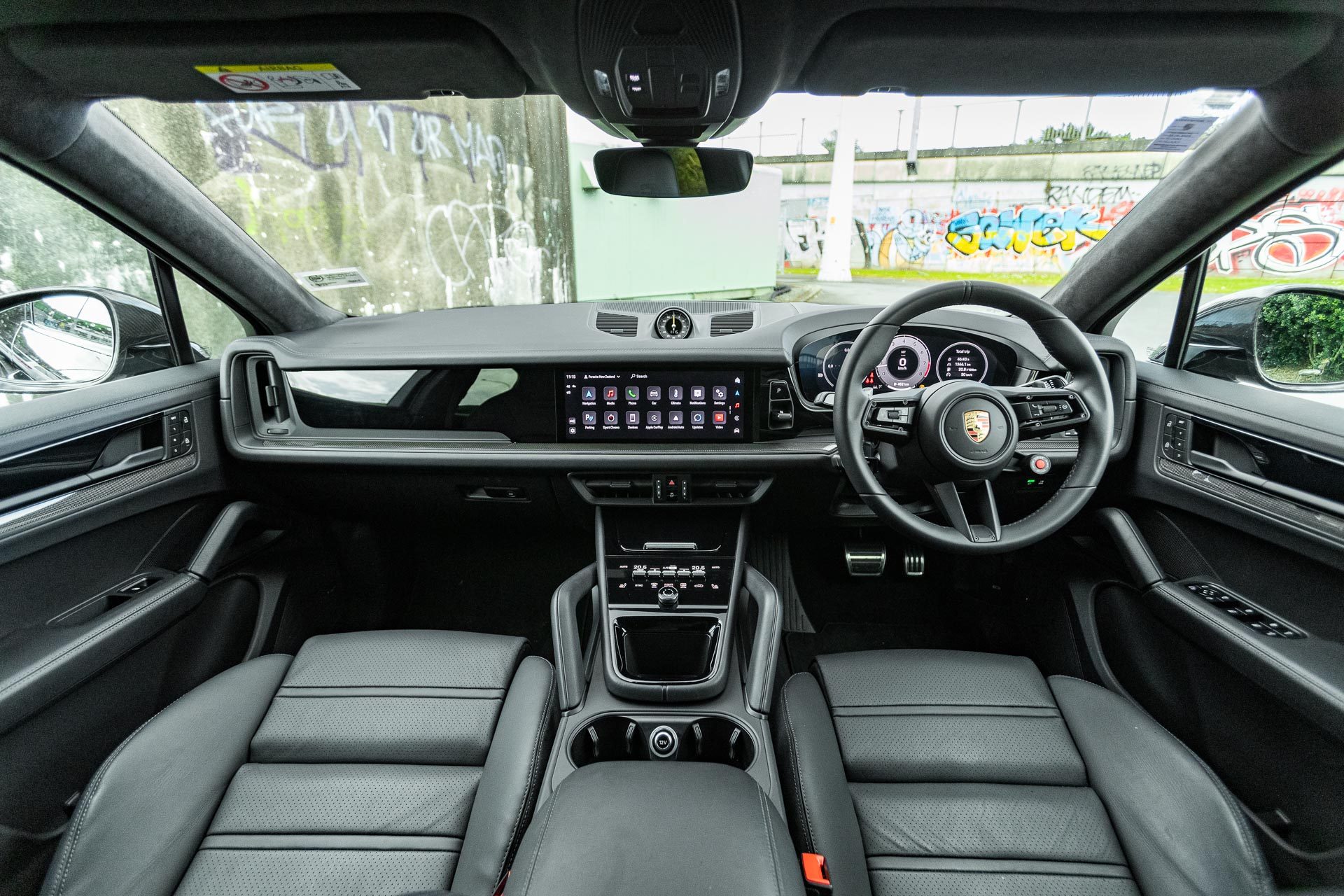 2023 Porsche Cayenne Turbo GT interior view