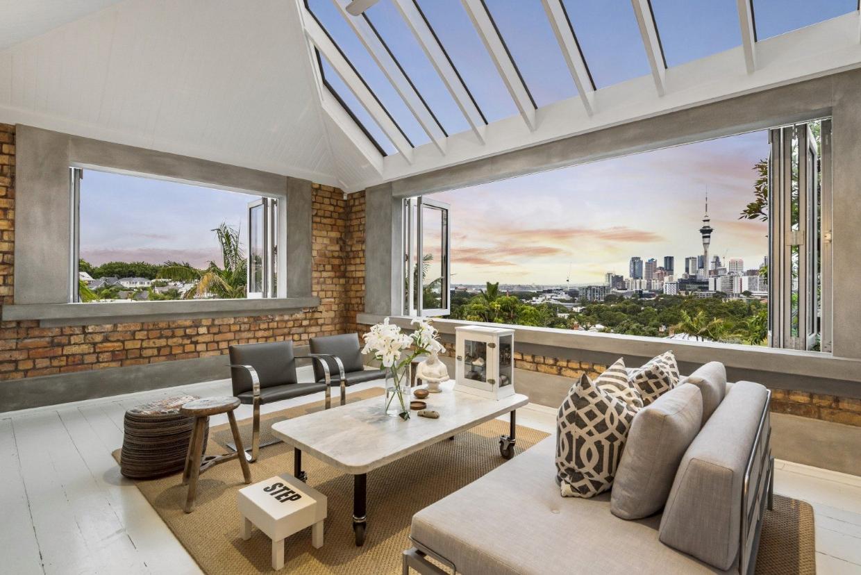 Natural light floods the family living area throughout the day.