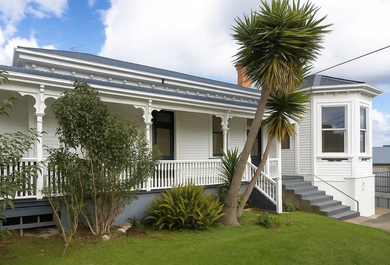 Exterior of villa
