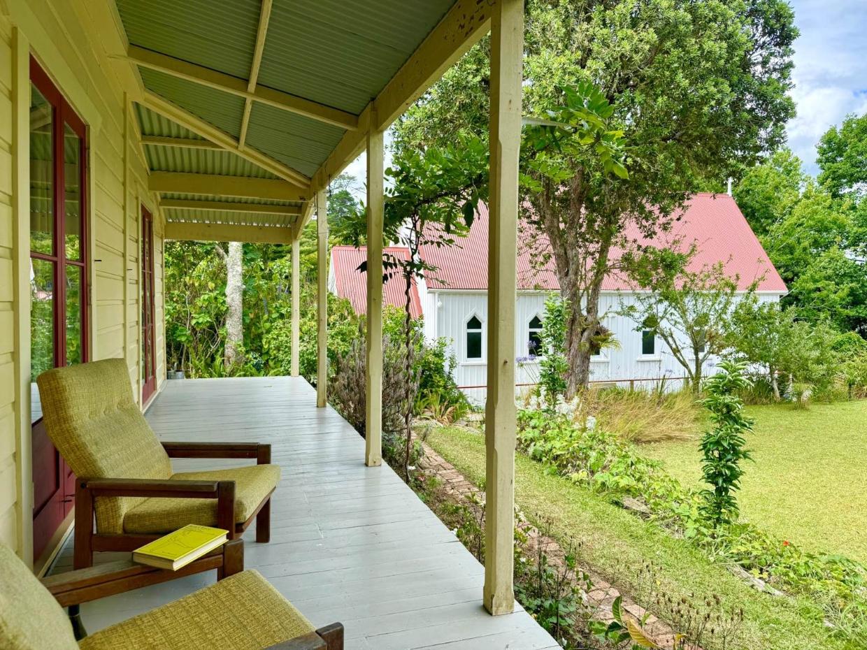 The church is right next door. 