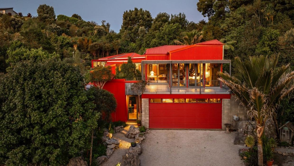 Tucked away among the trees, the house has proved the perfect retreat