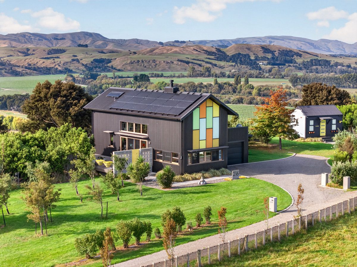 Exterior of Waraki a world class Passive House