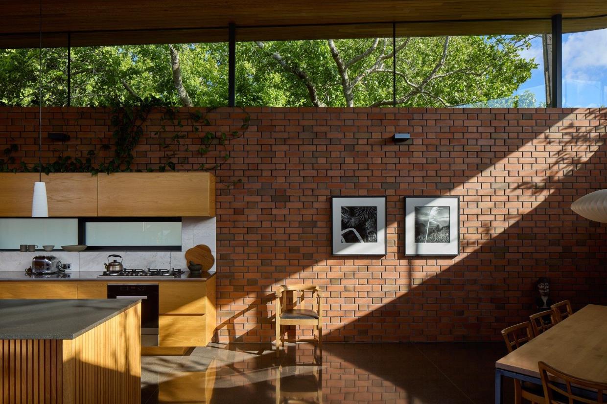 Light is very important in this home. 