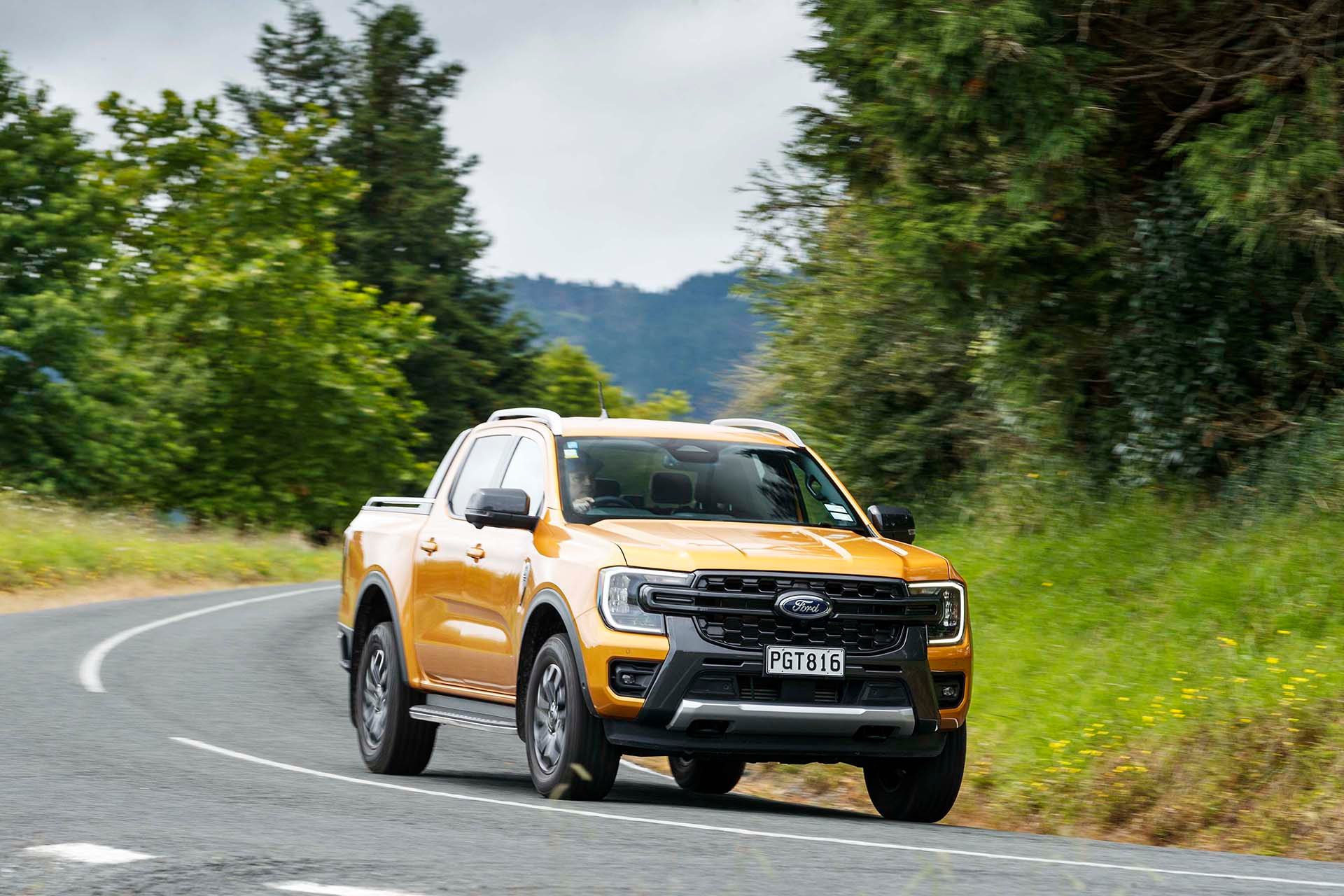 Ford Ranger Wildtrak Front Action