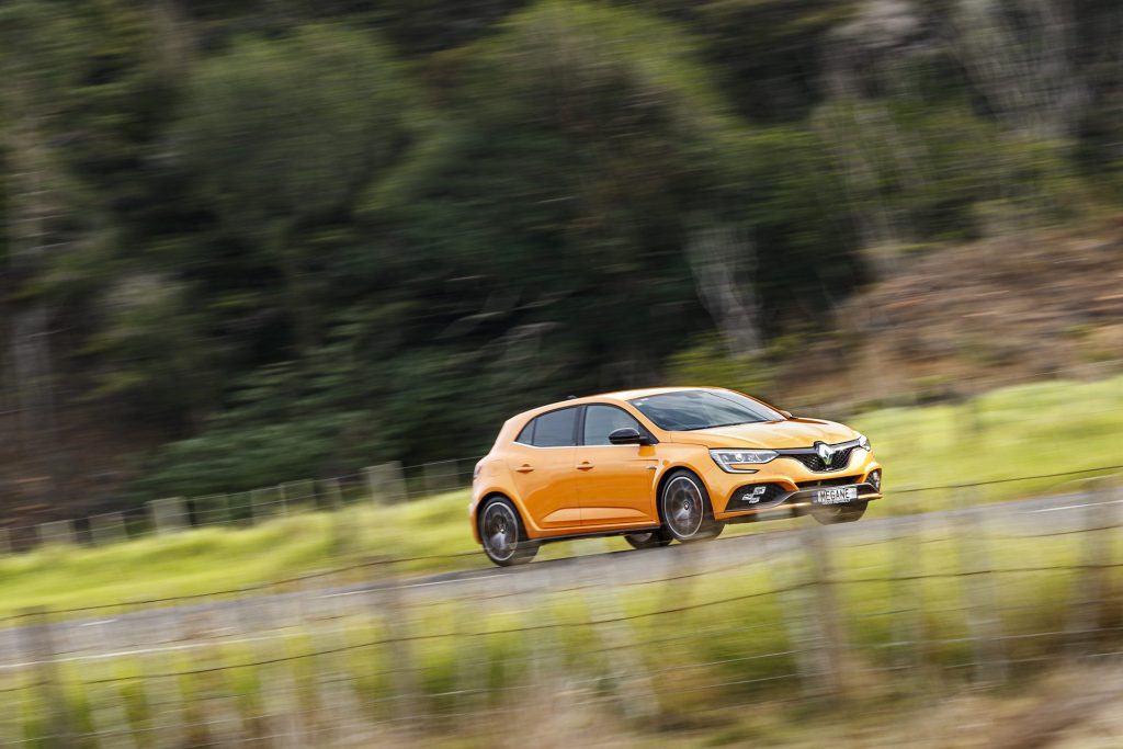 Renault Megane RS300 Trophy front action