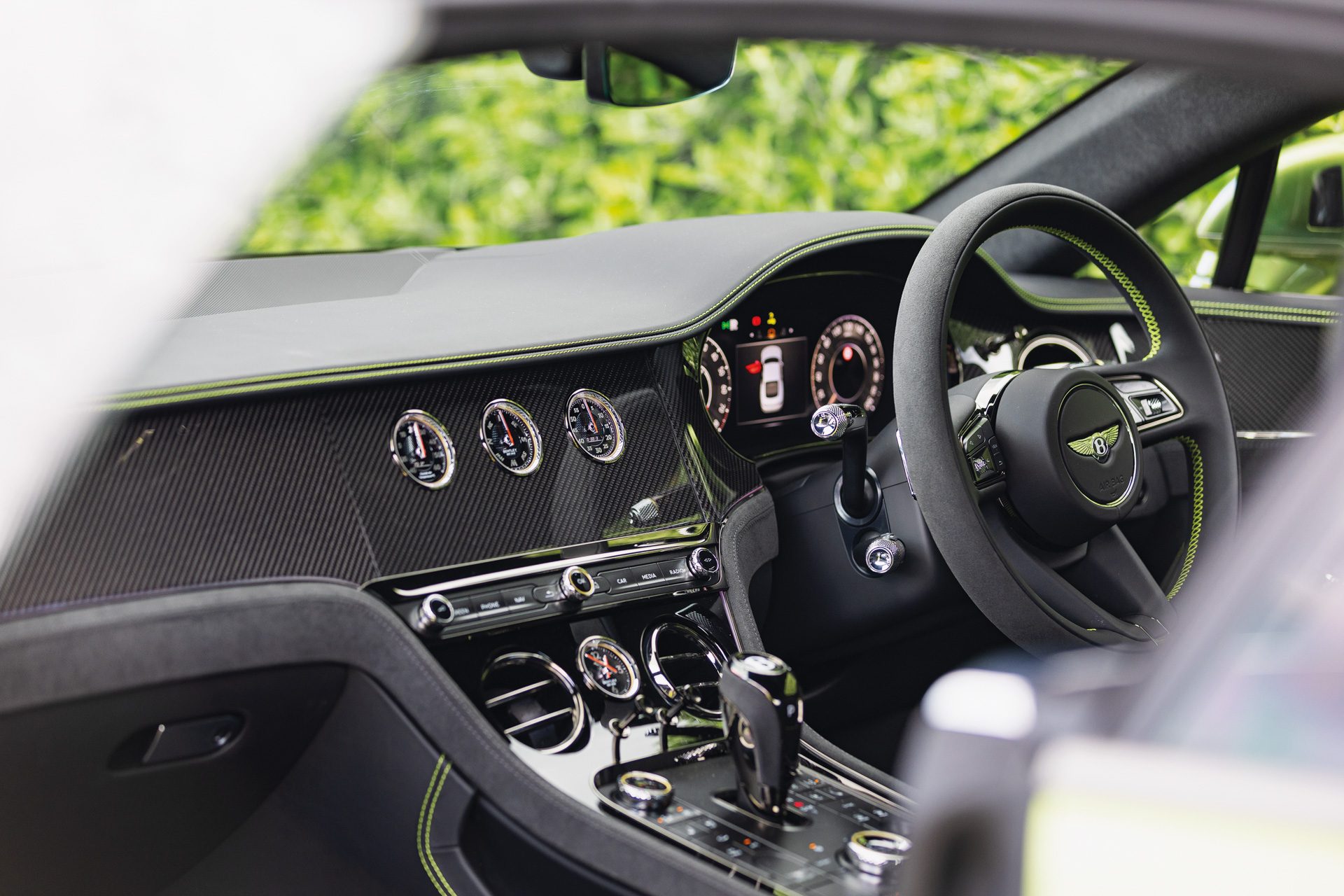 Bentley Continental interior