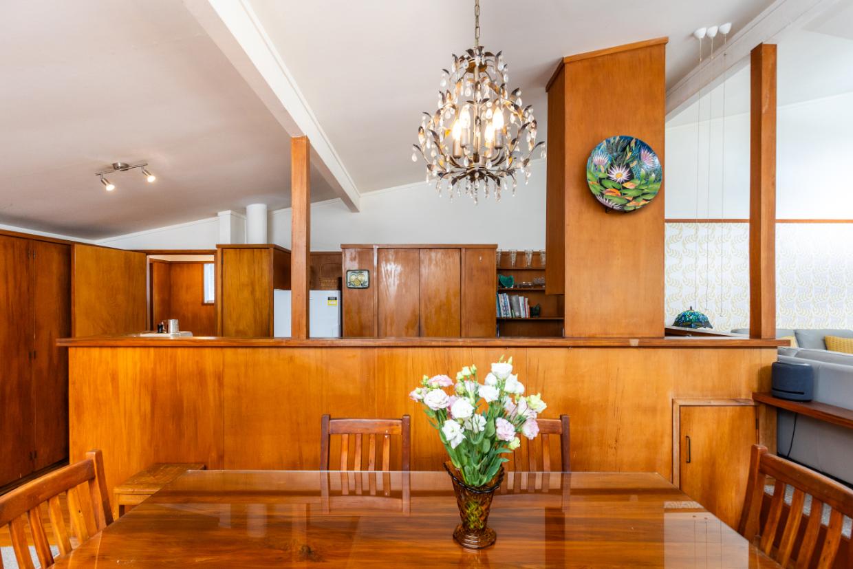 Everything radiates out from the kitchen