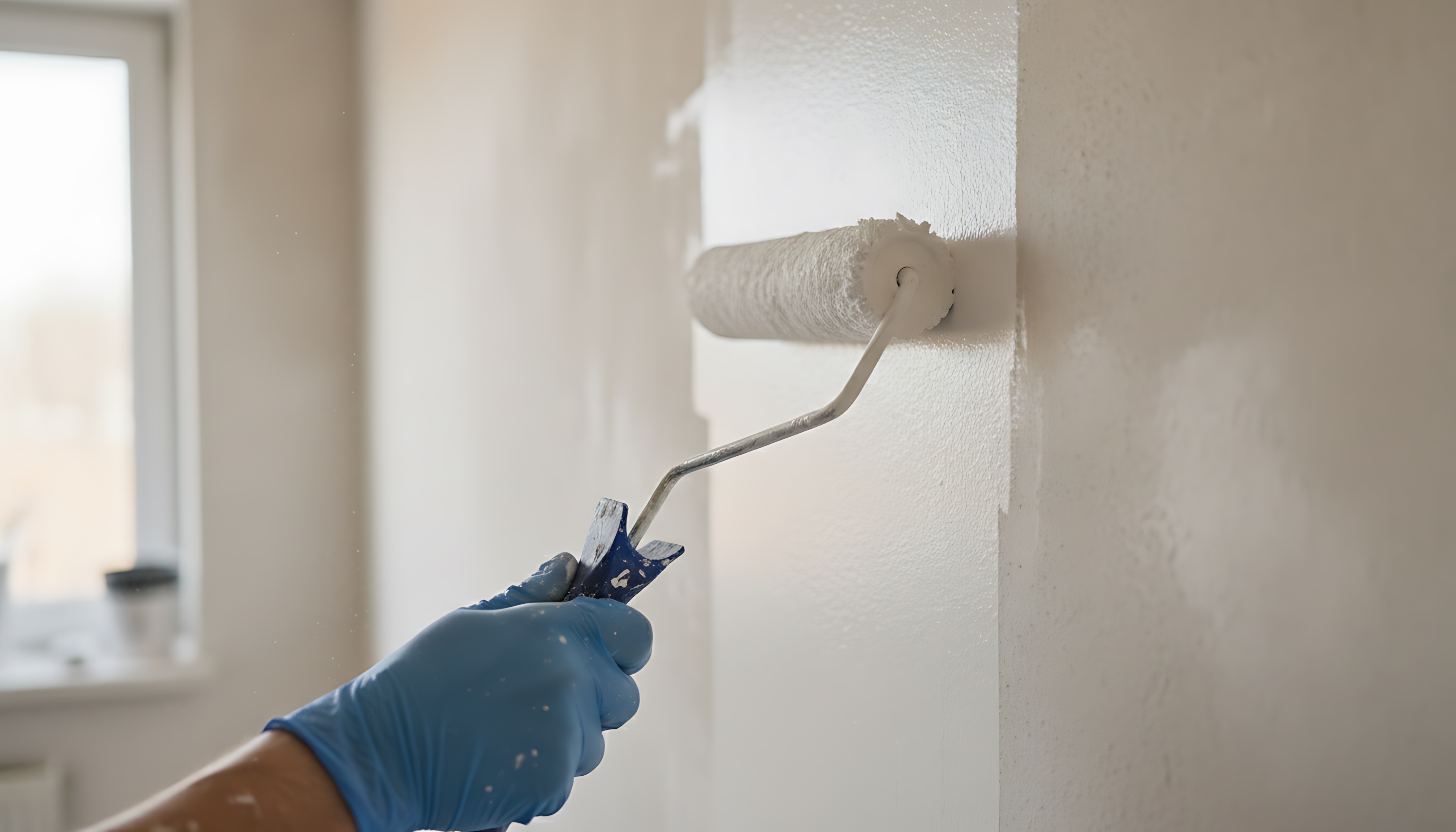 Painting living room