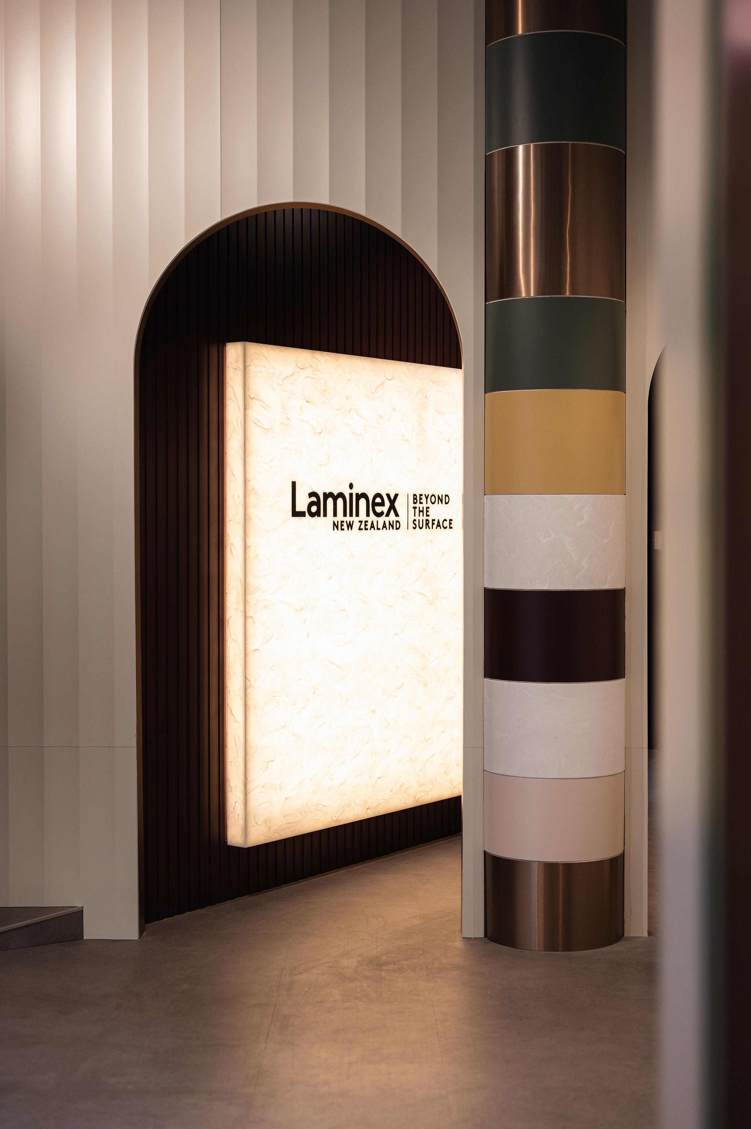 Laminex showroom at architecture and design hub in Auckland