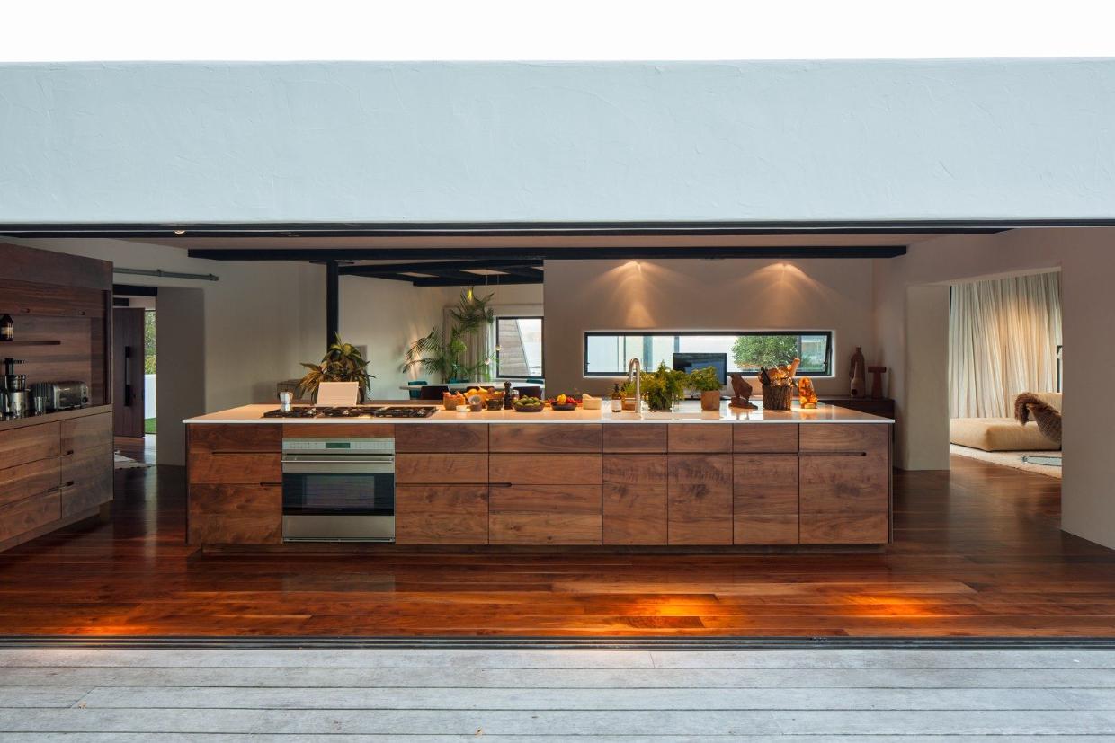 Large and beautiful kitchen. 