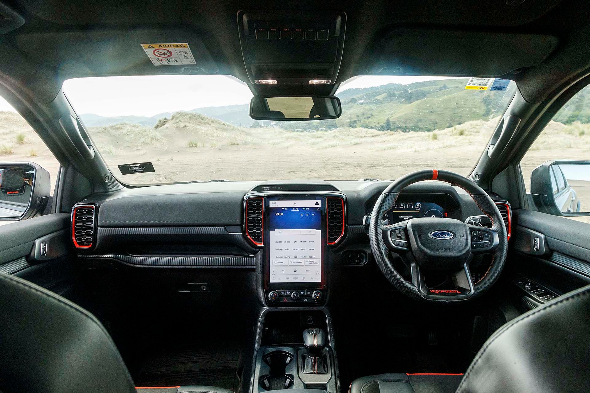 Ford Ranger Raptor Interior