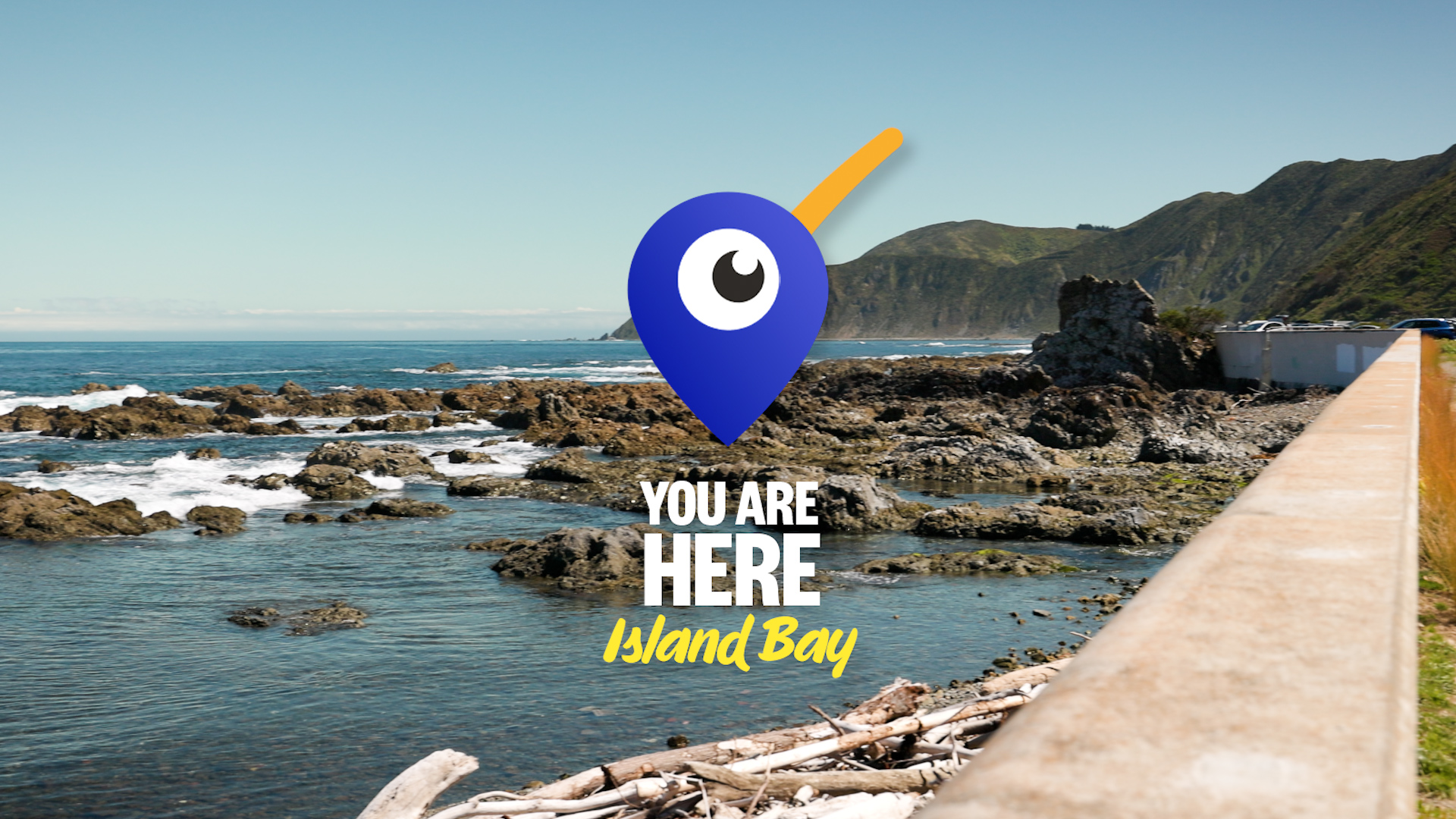The view at Island Bay.