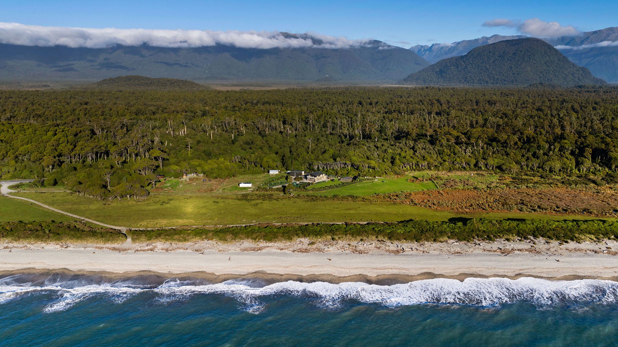 A remote home in Haast