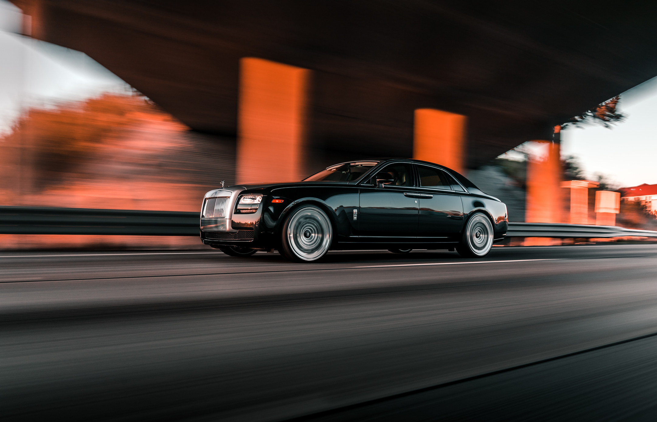 Image of a slick silver car