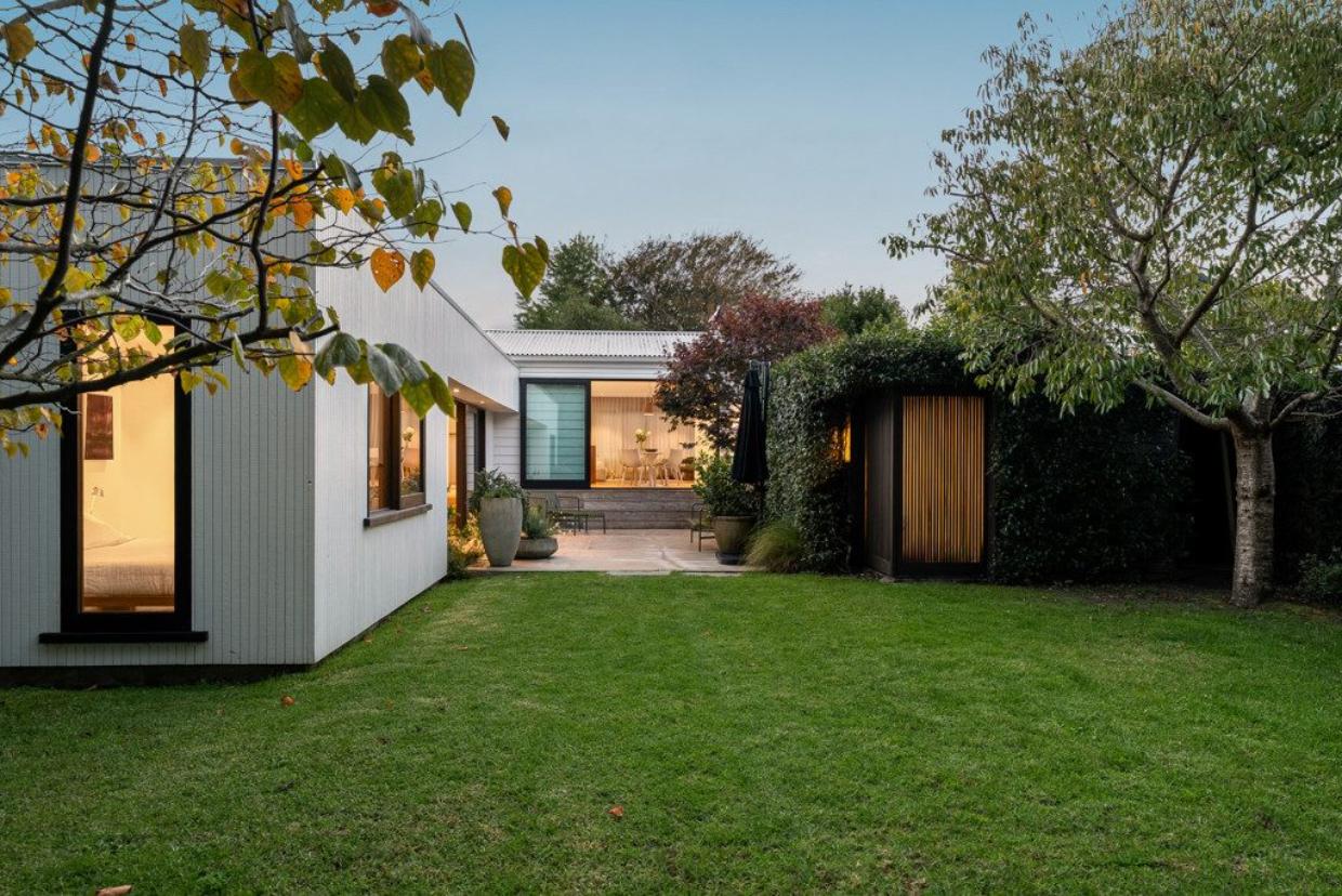 The home has been extended to create more room.