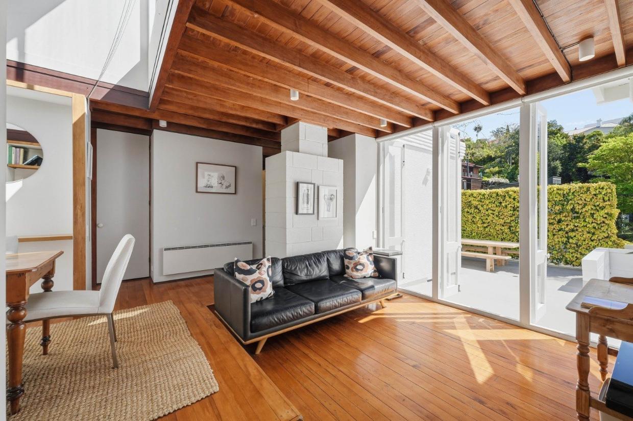 The 68m² home showcases Megson’s progressive approach to modern architecture