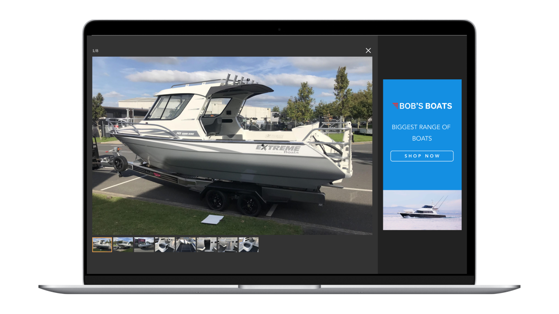 Boats PLP mock-up