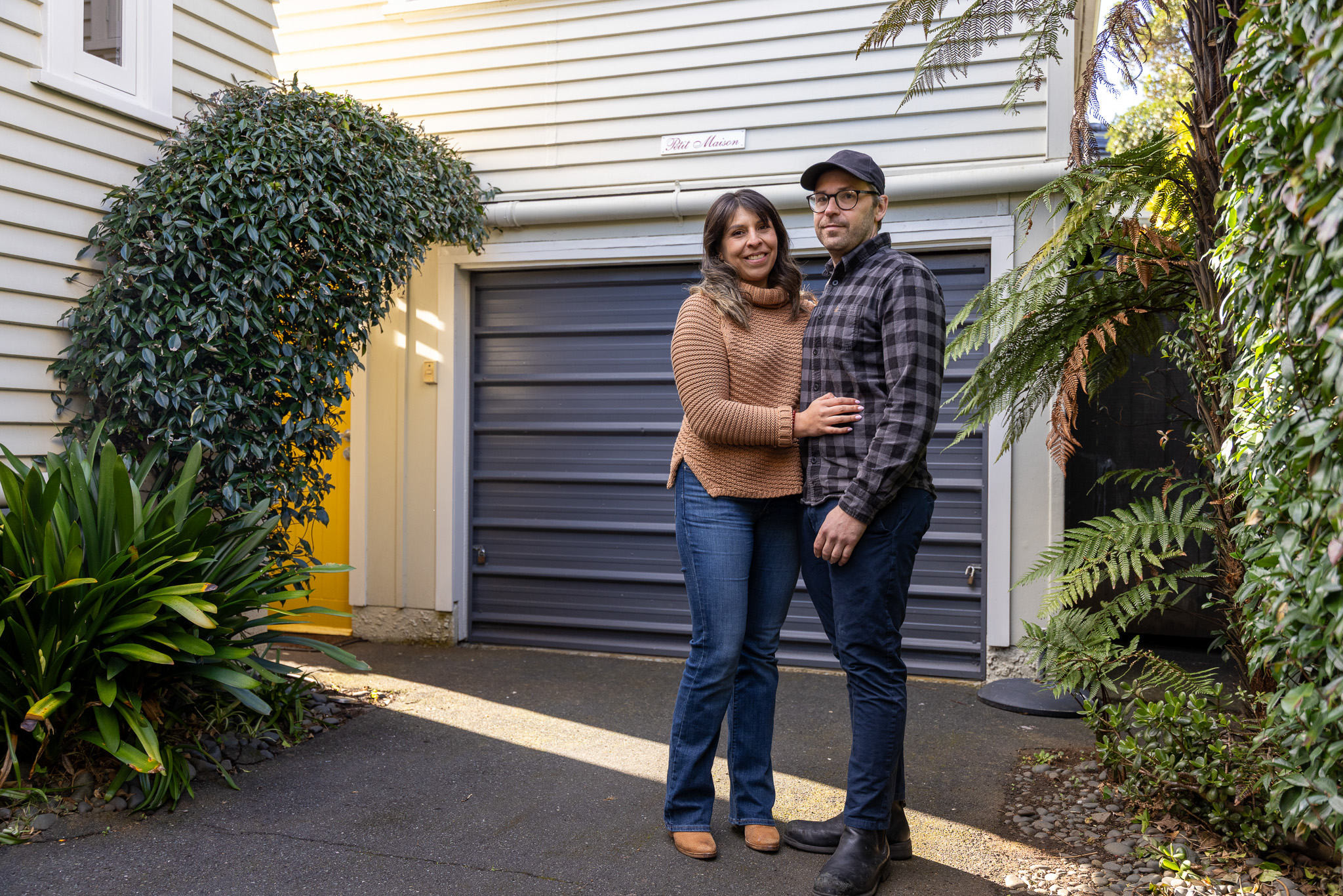 Diana and Louis at their new home