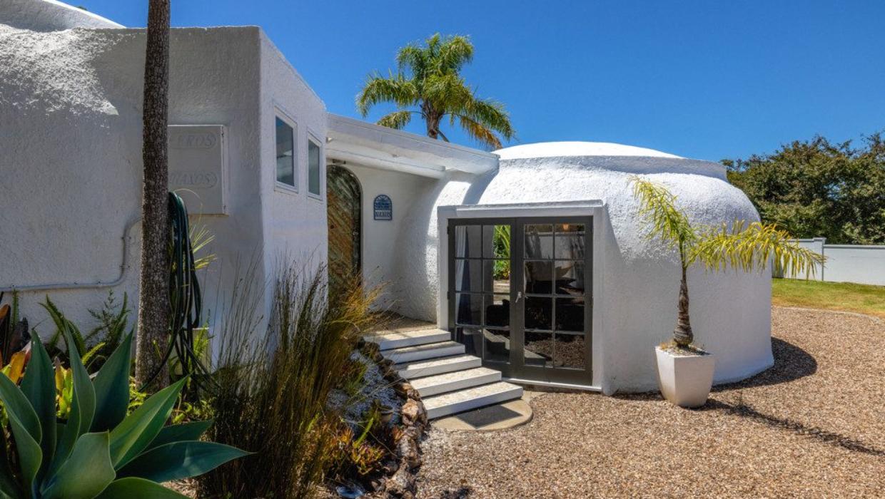 One of the 12 rare dome homes on Waiheke