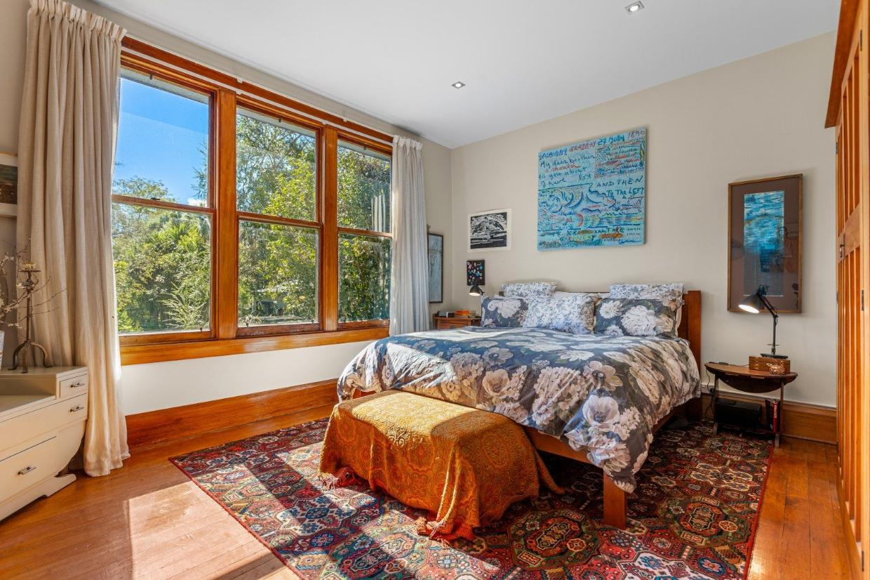 The house has four beautiful bedrooms. 