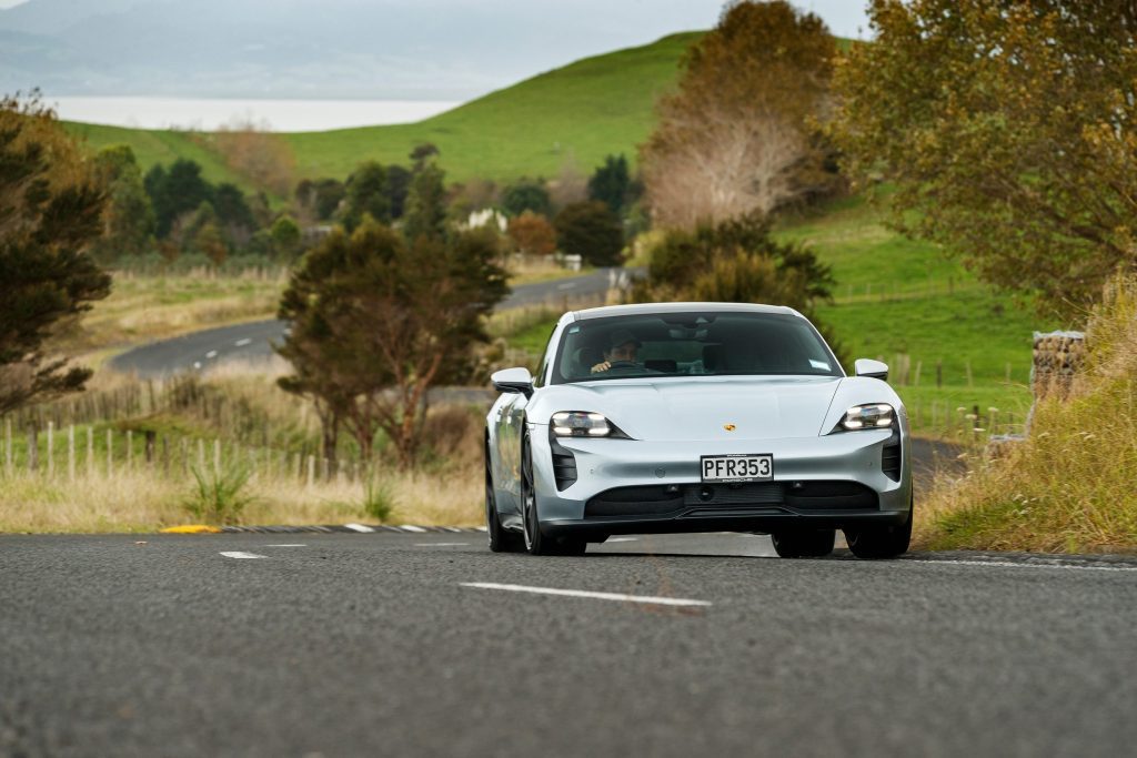 Porsche Taycan GTS Front Action