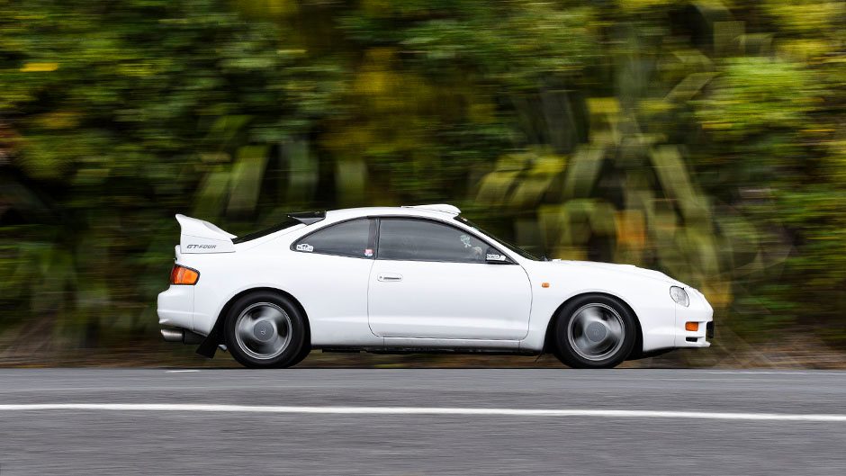 Toyota Celica GT Four side action