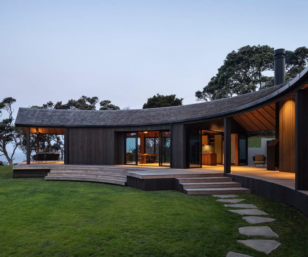 A modern, open-plan home.