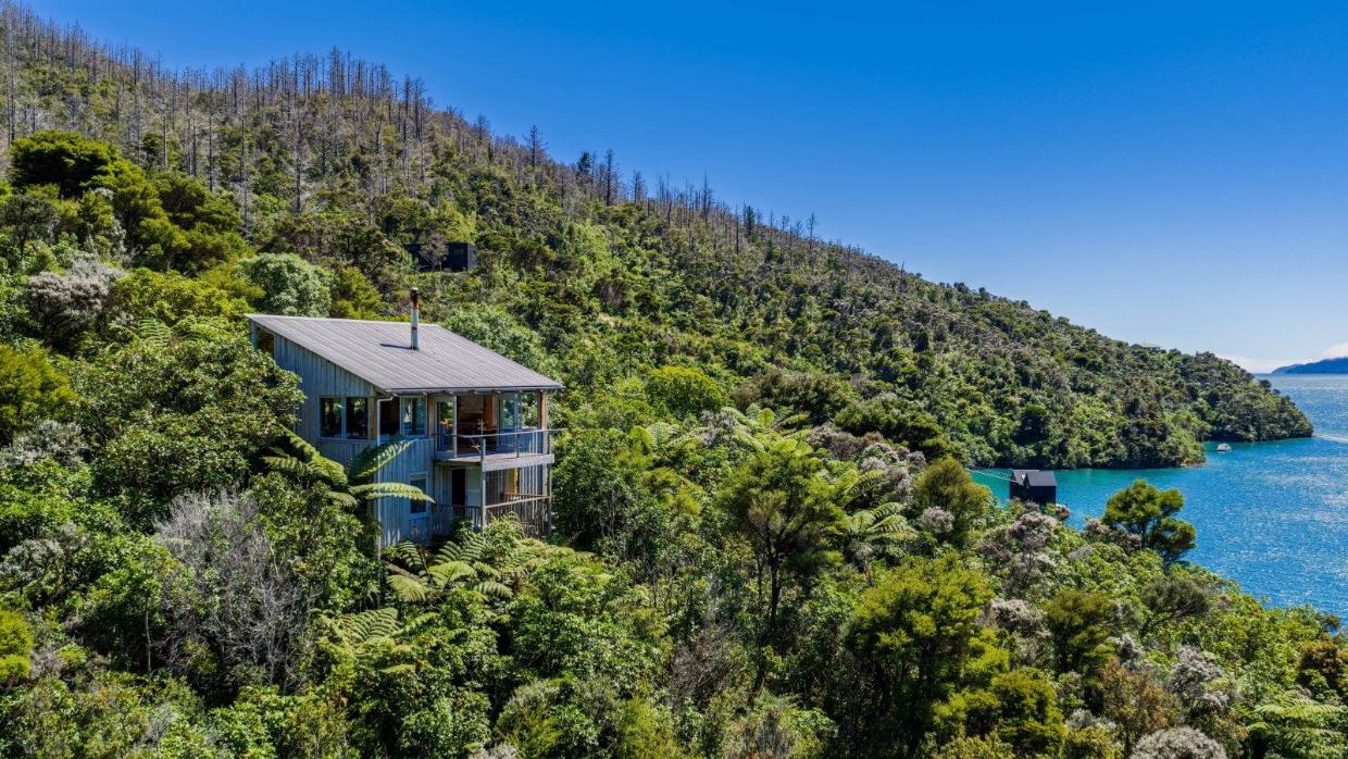 Escaping the rat race doesn’t get much better than this bach perched amongst the bush