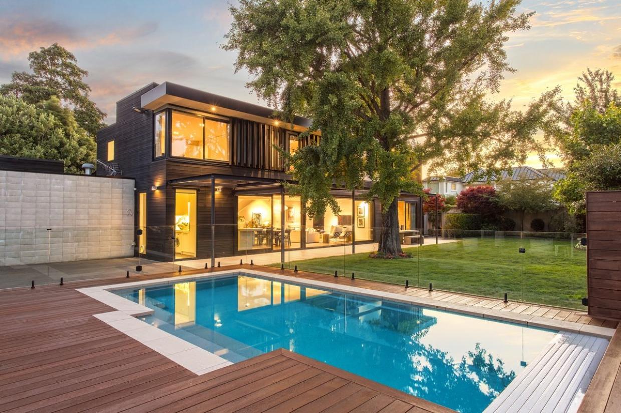 The pool was added by the McCaws. 