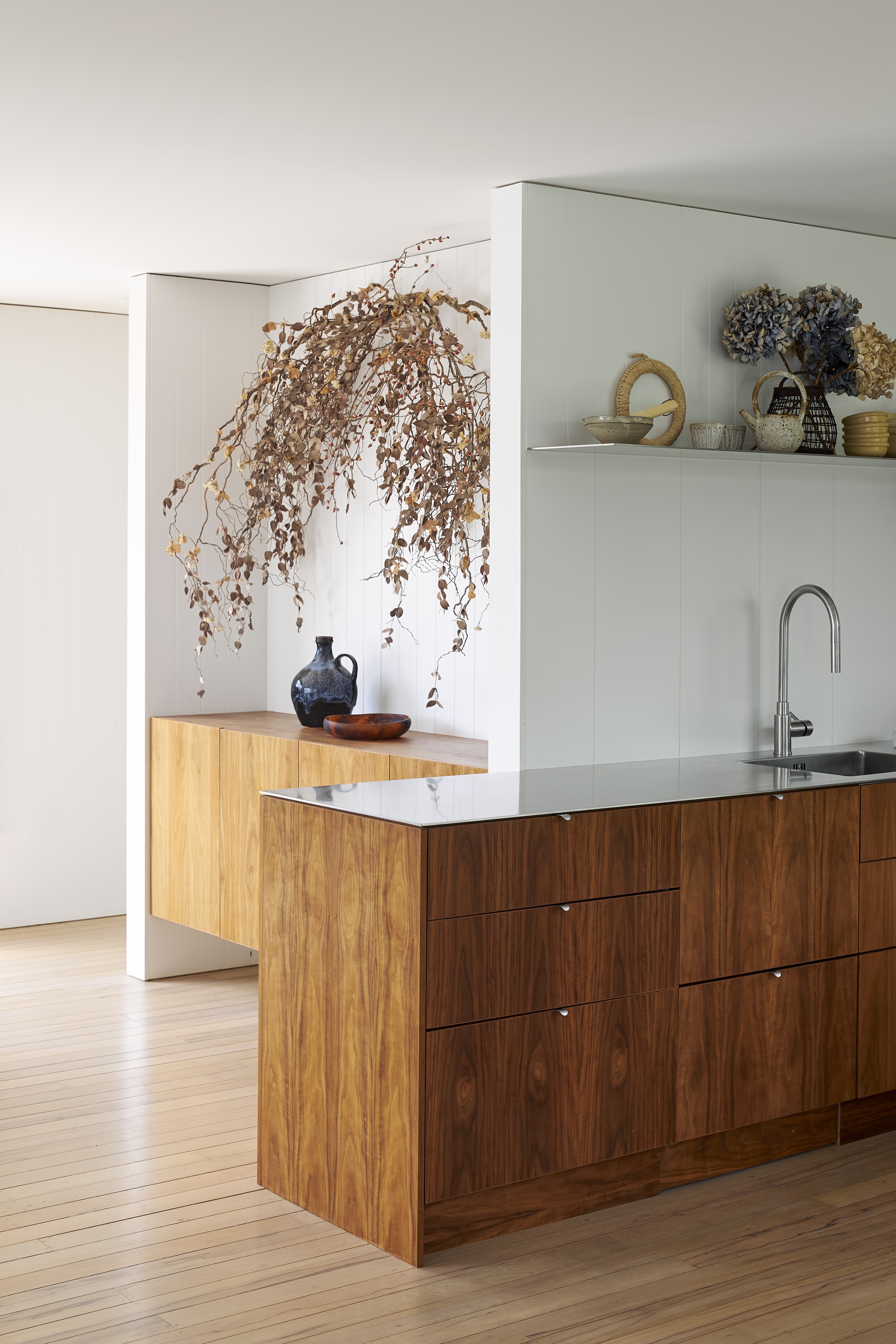 View of the modern kitchen 