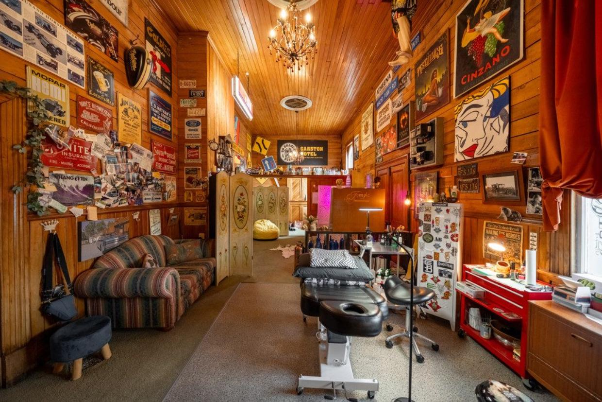 The tattoo shop that is run from the home. 