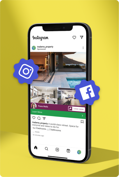 Boost your listings across Instagram & Facebook during the initial days of the campaign launch