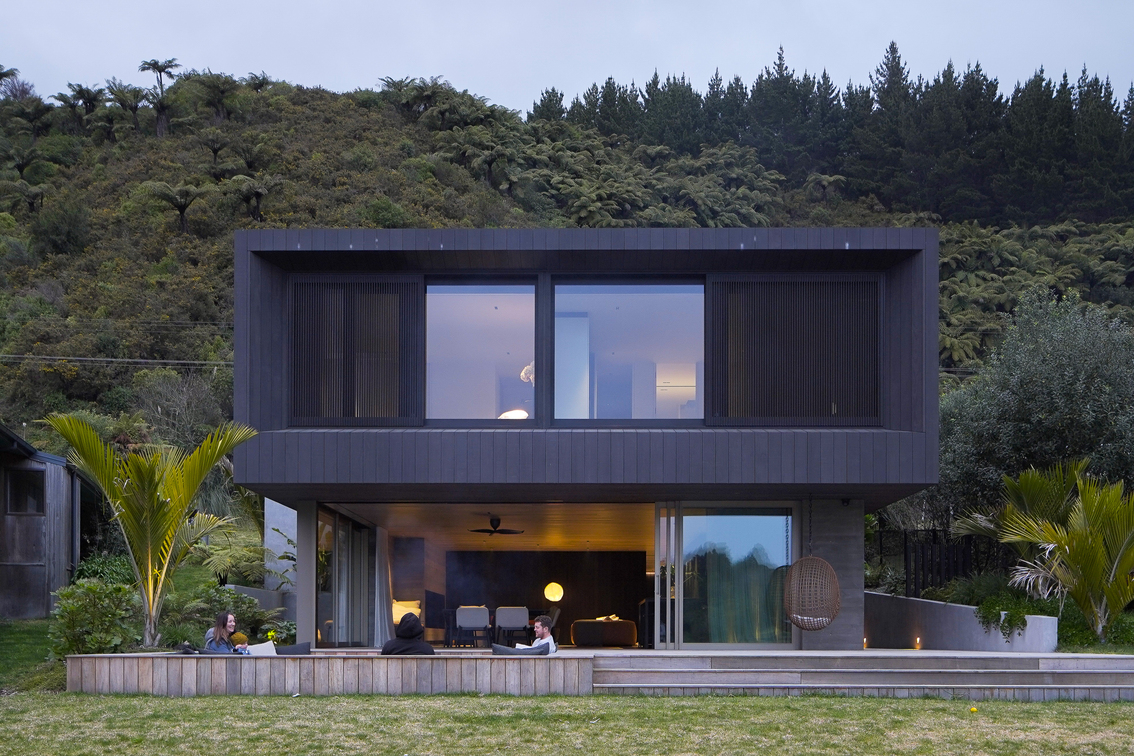 Lake Rotoiti House, designed by Evelyn McNamara Architecture