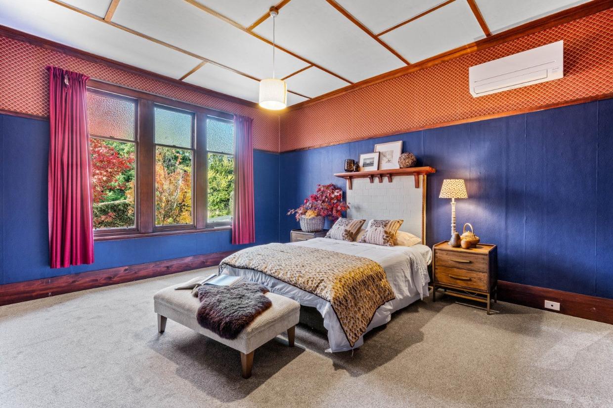 One of the three bedrooms