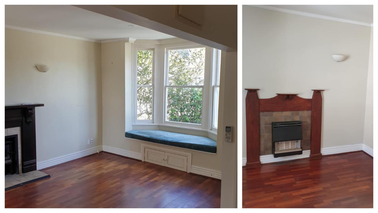 There are solid rimu floors beneath the vinyl and carpet. 