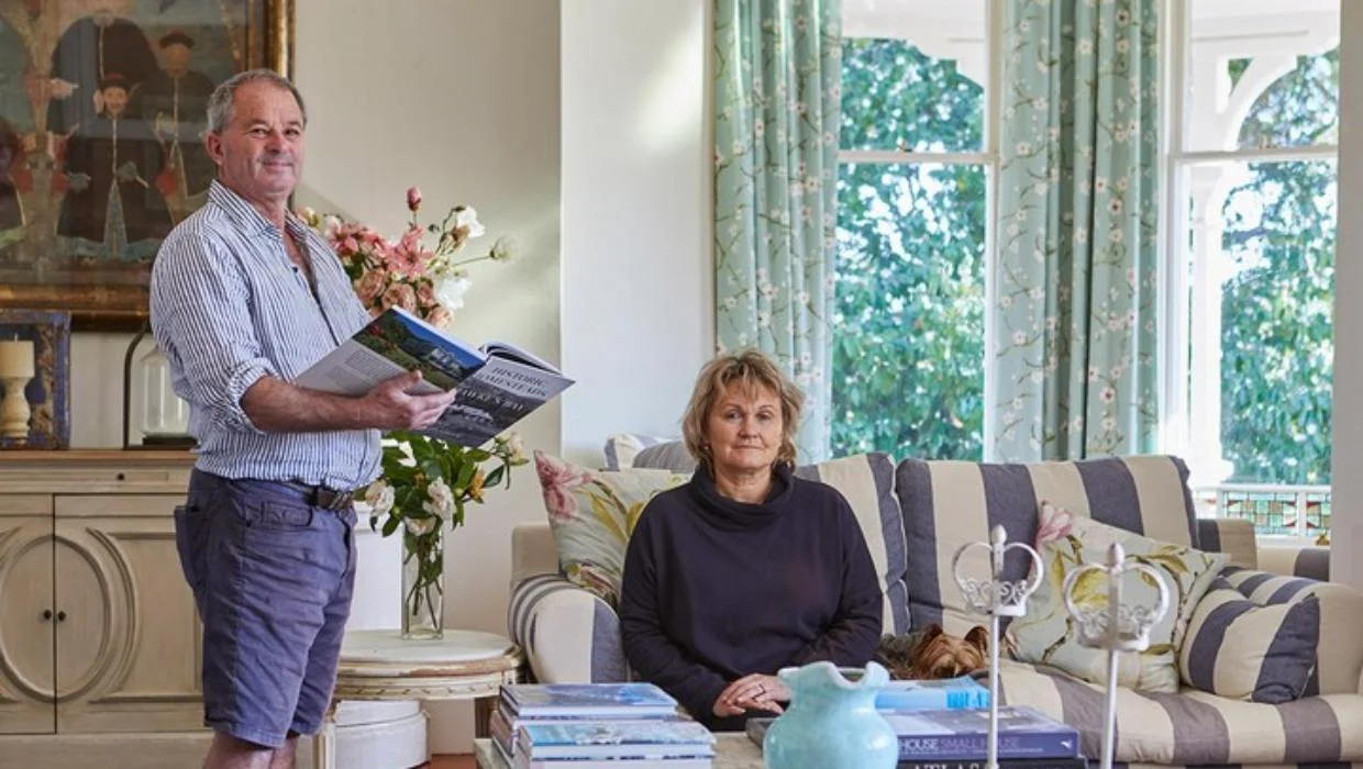 Stephen and Charlotte Wilson, the owners of Greenhill Lodge and estate. 