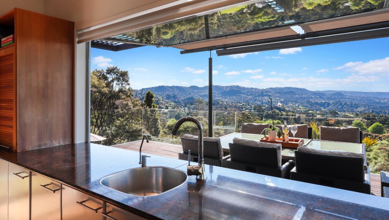 The house has excellent indoor-outdoor flow.