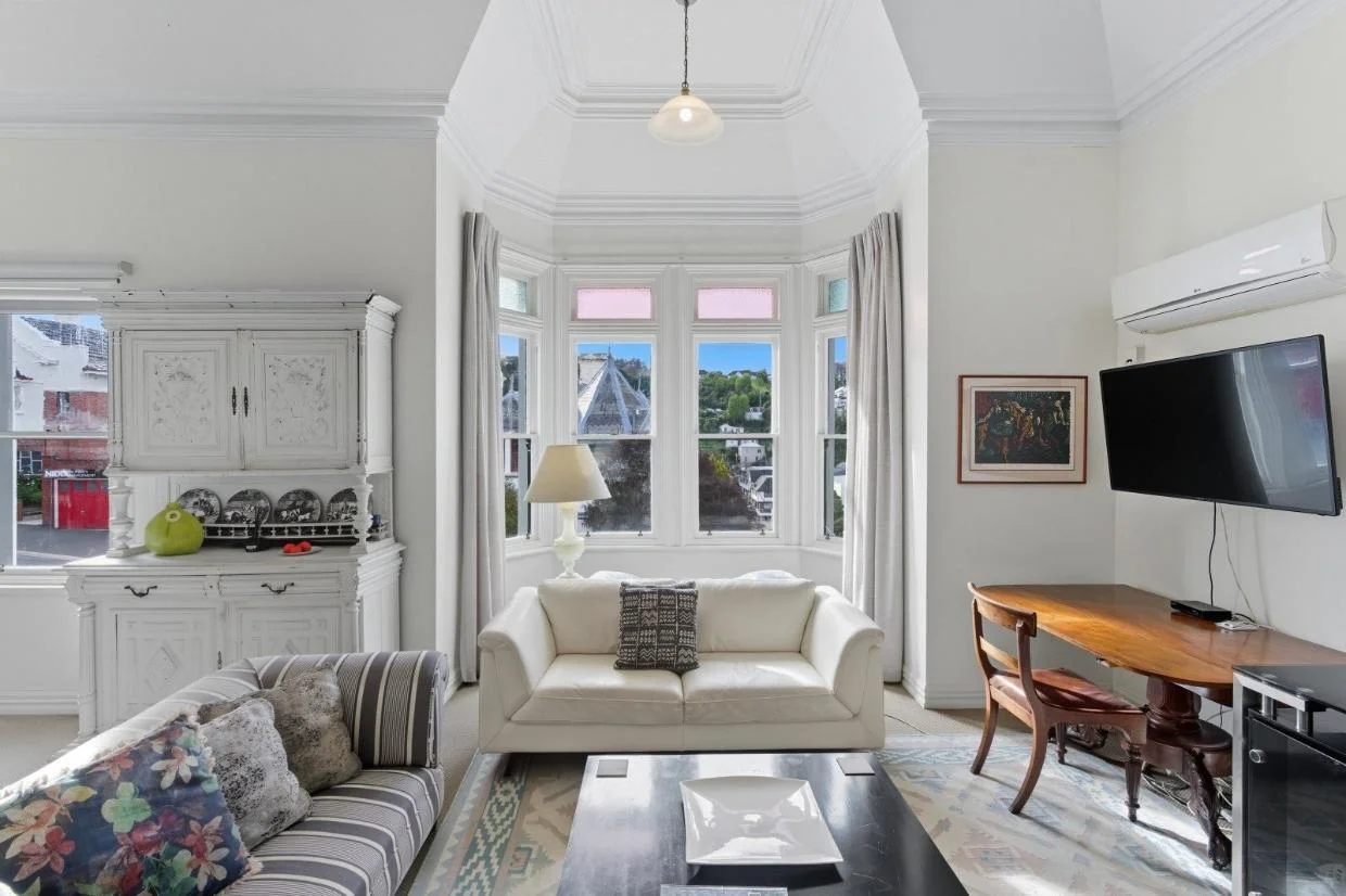 Open-plan family living area.