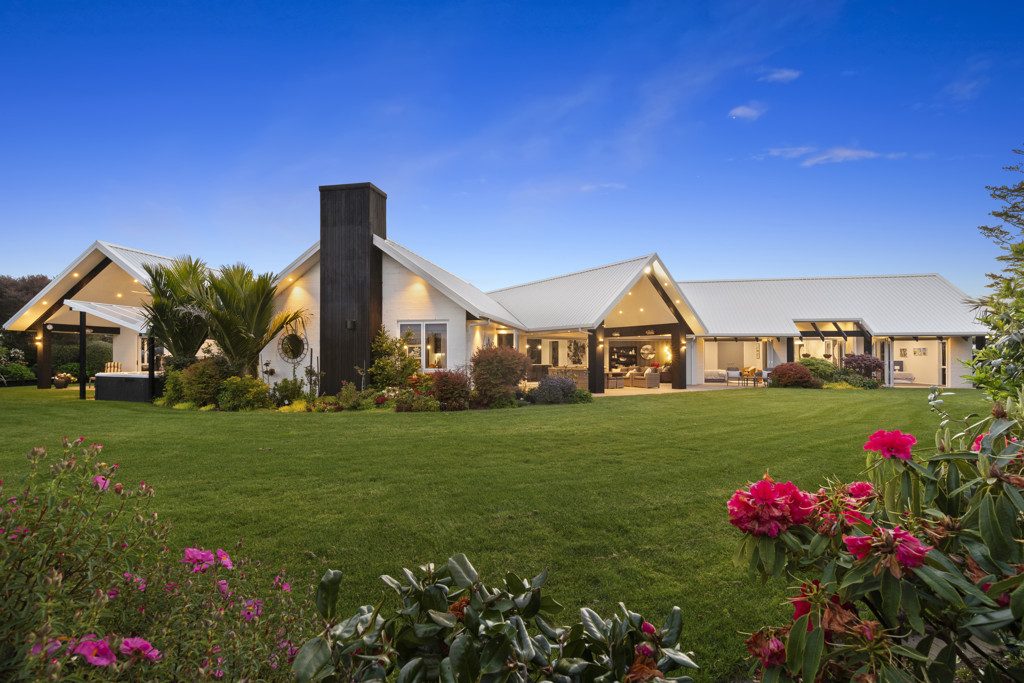 The house and gardens