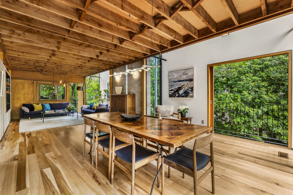 Living area at Clifford Forsyth house