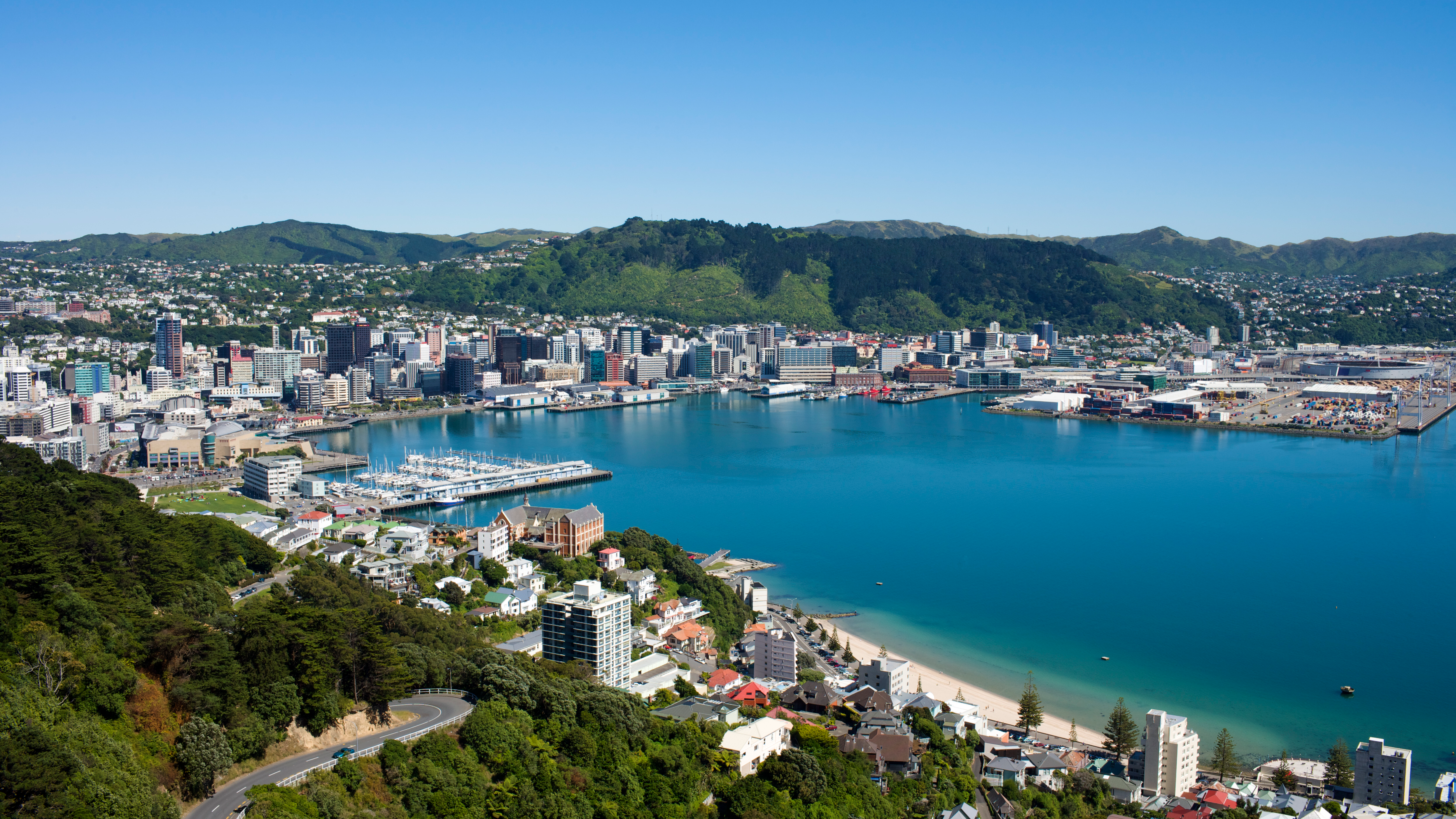 Wellington city harbour, where changes to the waterfront are expected.
