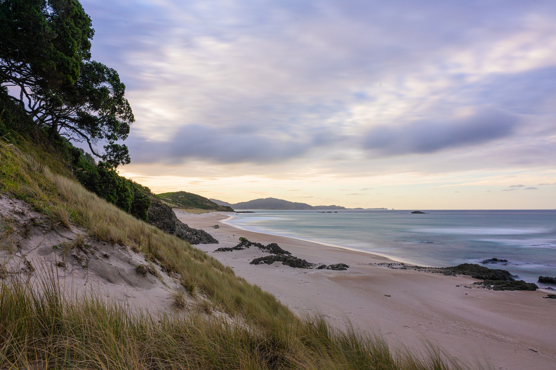 Image of beach in North Island of New Zealand. 
